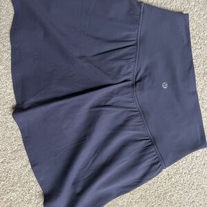 NEW Lululemon Gray / Purple Athletic skirt with shorts size 6